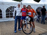Alexander Hohlrieder, Radlwolf und Michael Kurz nach ihrer ausgezeichneten Leistung