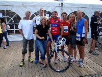 Gernot Neuschitzer Freund von Mirella, Alex Hohlrieder, Silke Napetschnig, Radlwolf, Michi Kurz, KBSV Landessekret&auml;rin Mirella Somma, Pim. Dr. Johannes Kirchheimer 