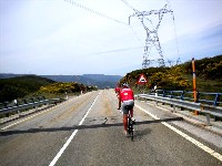 Abfahrt von Puerto de Manzanal 1225 m Seeh&ouml;he nach Ponferrada 500 m Seeh&ouml;he