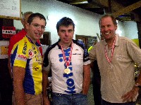 Siegerehrung v.l.n.r. Helmut Winterleitner, Andreas Zirkl und Radlwolf
