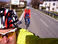 Kurt Strobl und Radlwolf in Spilimbergo/ Friaul-Italien