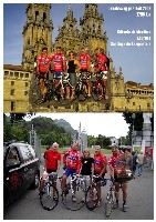 Die Pilgerradler in Lourdes und Santiago de Compostela