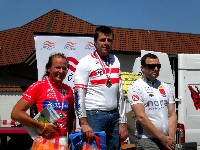 v.l.n.r. Vizestaatsmeister Wolfgang Dabernig, Doppelstaatsmeister Andreas Zirkl und Newcomer Georg Schwab