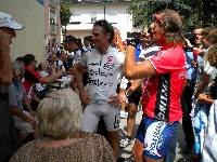 Felix Gottwald im Gespräch mit Papa von Radlwolf