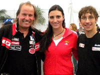 Wolfgang Dabernig, Olympia-Bronzemedallengewinnerin Peking 2008 Mirna Jukic und Michael Kurz