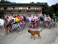 Franz Klammer mit Freunden bei der 4.Tour de Wienerwald 2010
