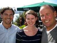 Stefan Weitensfelder K&auml;rnten Sport, Heidi Lampret Kelag und Radlwolf