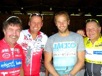 Ossi Jochum, Paralymicsilbermedaillengewinner Wolfgang Dabernig, Olympiasilbermedaillengewinner Daniel Mesotitsch und Kurt Strobl