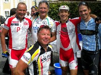 v.l.n.r. Wolfgang Dabernig, Franz Klammer, Michael Kurz, Felix Gottwald, vorne Klaus Dolleschal