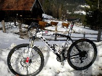 Winter MTB Tour zu den Schottischen Hochlandrindern in Kreuth bei K&ouml;tschach