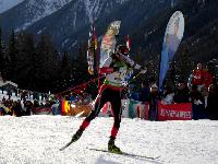 Daniel Mesotitsch am Weg zum dritten Platz im Staffelbewerb