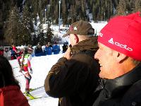 Radlwolf, Mitglied vom Fanclub Mesotitsch, beim Biathlon Weltcup in Antholz 