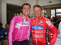 Bernie Eisel und "Radlwolf" bei der "Tour de Franz" 2007