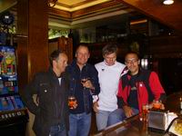 Wolfgang Eibeck, Radlwolf, Manfred Gattringer und Alexander Hohlrieder bei der Nachbetrachtung der vergangenen Tage