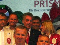Wolfgang Dabernig, Bundespr&auml;sident Dr. Heinz Fischer, Silke Napetschnig