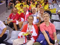 Erich Stauffer, Radlwolf, Adi Klingberg, Gerhild Huber, vorne Hertha Eibeck, Gisela Danzl