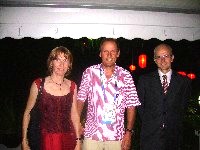 Othmar Wassermann mit Gattin und Radlwolf
