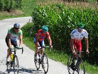 Erich Stauffer, Radlwolf, Alexander Hohlrieder beim Stra&szlig;enrennen