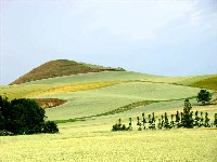 Die unvergleichbare Landschaft in der Nähe von Burgos