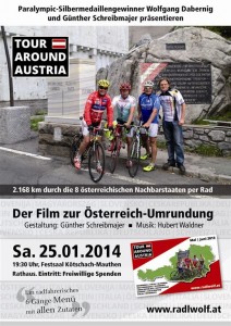 Ankündigung Filmpräsentation "Tour Auround Austria"