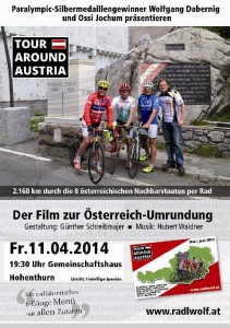 Ankündigung Filmpräsentation “Tour Auround Austria”