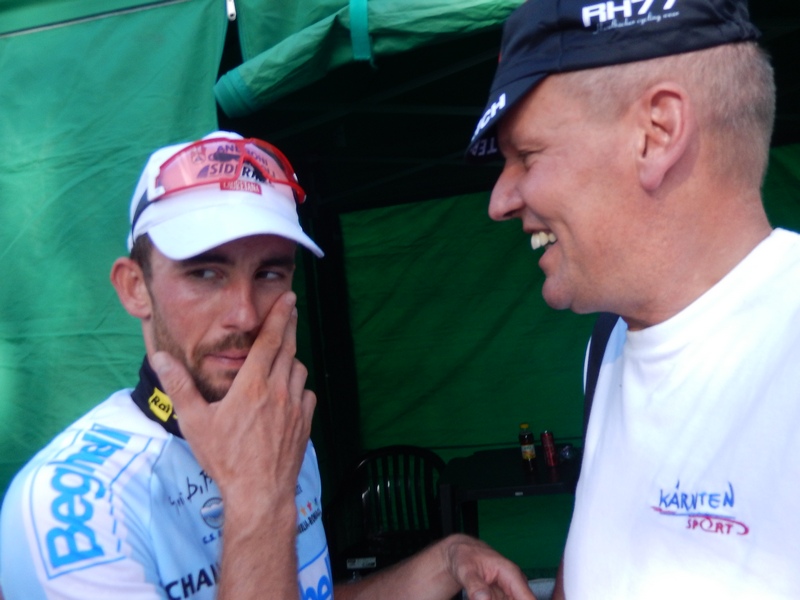Radlwolf gratuliert Francesco Gavazzi zum Sieg beim "Memorial Marco Pantani 2016"