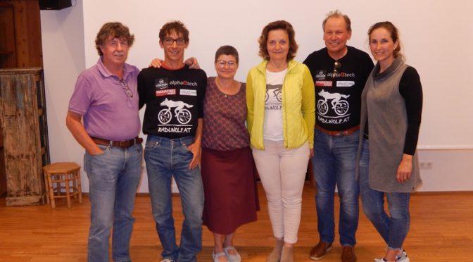 Filmvorführung  in St. Daniel  „Radlwolf und Michi Kurz mit Freunden per Rad am Donauradweg“