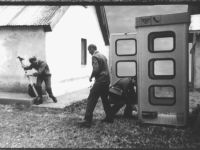 Josef Dabernig, Wolfgang Dabernig und Markus Scherer (v.l.n.r.) in Timau