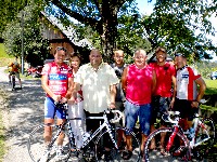 v.l.n.r. Radlwolf, Karin Franz, Vizepräsident Freddy Reichmann, Daniel Mesotitsch, Präsident Erwin Mesotitsch, Martin Mesotitsch und Kurt Strobl