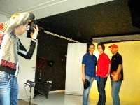 Radlwolf beim Fotoshooting für die Kärnten Sport Kollektion