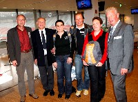 K.Sport Geschäftsführer Raimund Berger, Boxlegende Jo "Tiger" Pachler, Andrea Zweibrot Blindenradsportlerin, Radlwolf, Eveline Zweibrot Pilotin Blindenradsport, K.Sport Geschäftsführer und Landessportdirektor Reinhard Tellian