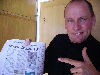 Radlwolf mit der Kleinen Zeitung