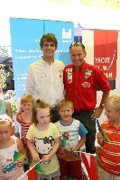Segler Niko Resch und Behindertenradsportler Wolfgang Dabernig
