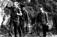 Wolfgang Dabernig mit Markus Scherer und Josef Dabernig im Film "Timau"