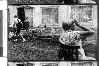 Wolfgang Dabernig mit Anni Dabernig, Karin Franz und Annemarie Dabernig im Film "Hotel Roccalba"