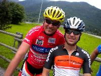 Paralympic-Silbermedaillengewinner Wolfgang Dabernig und Olympia-Bronzemedaillengewinner Allesandro Pittin