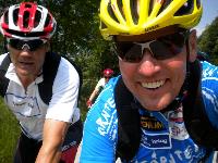 Mr. Millionenshow Armin Assinger und Radlwolf unterwegs nach Villach