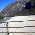 Überquerung des Tagliamento bei Venzone