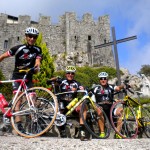 vor der früheren römischen Siedlung Castelmonte