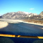 Überquerung des Tagliamento in der Nähe Gemona