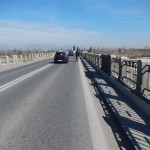 Überquerung des Piave-Flusses Nähe Conegliano