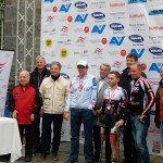 Siegerehrung OÖ Paracycling Tour EZF 1. Patz Andre Pusareti ITA, 2. Patz Andreas Zirkl Graz, 3. Platz Radlwolf