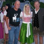 Radlwolf, Olympiasiegerin Andrea Fischbacher und Franz Klammer