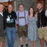 beim Abschied Franz Klammer, Radlwolf, Klaus Mamedof mit den Organisatoren Karin Pucher und Ronny Hohenberger