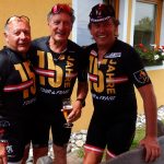 Trainingspartner Kurt Strobl, Franz Klammer und Radlwolf