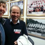 Kärntner Fußballlegende Heinz Singerl und Radlwolf