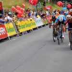 Giovanni Visconti (ITA) verwies den dreifachen Cross-Weltmeister Wout van Aert (BEL) auf den zweiten Platz, dritte wurde Michael Bresciani (ITA).