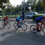 Nairo Quintana hellblaues Trikot vor Domenico Pozzovivo auf den letzten Kilometern