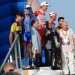 Siegerehrung mit Paolo Pantani, Vater von Marco Pantani