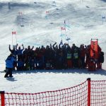 Abschlussfoto der Schibewerbe beim Skilift Hrast in Feistritz/Gail & Hohenthurn